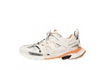 (Free Shipping)BALENCIAGA TRACK TRAINER 'WHITE ORANGE' 542436W1GB19059