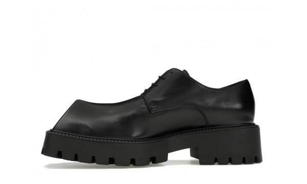 (Free Shipping)Balenciaga Rhino 25mm Derby Black Calfskin 656977WBB501000