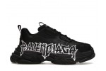 (Free Shipping)Balenciaga Triple S DIY Metal Artwork Black 536737W2FAY1090