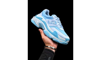 (Free Shipping)Balenciaga Triple S Sneakers 'Triple Blue' 710156W3CU24045