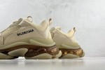 (Free Shipping)Balenciaga Triple S Clear Sole Beige 544351W2GA19002