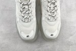 (Free Shipping)Balenciaga Triple S Clear Sole White 654251W2CA49000