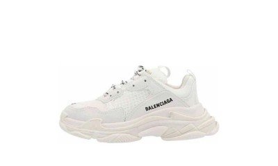 (Free Shipping)Balenciaga Triple S Clear Sole White 654251W2CA49000