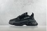 (Free Shipping)Balenciaga Triple S Clear Sole Black 524036W09O11000