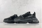 (Free Shipping)Balenciaga Triple S Clear Sole Black 524036W09O11000