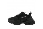 (Free Shipping)Balenciaga Triple S Clear Sole Black 524036W09O11000