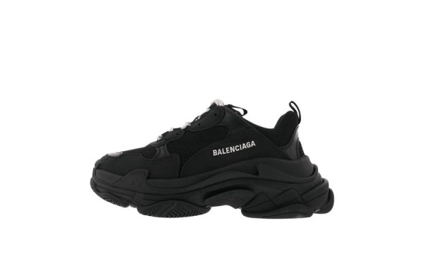 (Free Shipping)Balenciaga Triple S Clear Sole Black 524036W09O11000