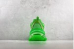 (Free Shipping)Balenciaga Triple S Clear Sole Fluo Green 541624W2GR13801