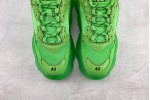 (Free Shipping)Balenciaga Triple S Clear Sole Fluo Green 541624W2GR13801