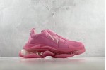 (Free Shipping)Balenciaga Triple S Clear Sole Pink (Women's) 544351W2GA15760