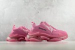 (Free Shipping)Balenciaga Triple S Clear Sole Pink (Women's) 544351W2GA15760