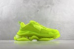 (Free Shipping)Balenciaga Triple S Clear Sole Fluo Yellow 541624W2FF17320