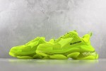 (Free Shipping)Balenciaga Triple S Clear Sole Fluo Yellow 541624W2FF17320