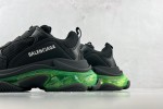 (Free Shipping)Balenciaga Triple S Black Yellow Fluo 541624W09ON1047