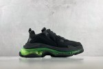 (Free Shipping)Balenciaga Triple S Black Yellow Fluo 541624W09ON1047