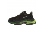 (Free Shipping)Balenciaga Triple S Black Yellow Fluo 541624W09ON1047