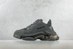 (Free Shipping)Balenciaga Triple S Clear Sole Dark Grey 541624W2GA11801