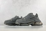 (Free Shipping)Balenciaga Triple S Clear Sole Dark Grey 541624W2GA11801