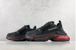 (Free Shipping)Balenciaga Triple S Sneaker 'Clear Sole - Black Pink Neon' 541624W2FR11053