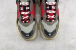 (Free Shipping)Balenciaga Triple S Grey Red Blue (2018 Reissue) 554105W09O24365