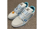 (Free Shipping)(5% off discount:WUKE5)Tyler x Louis Vuitton Trainer Blue