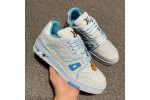 (Free Shipping)(5% off discount:WUKE5)Tyler x Louis Vuitton Trainer Blue