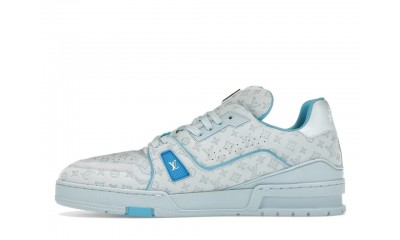 (Free Shipping)(5% off discount:WUKE5)Tyler x Louis Vuitton Trainer Blue