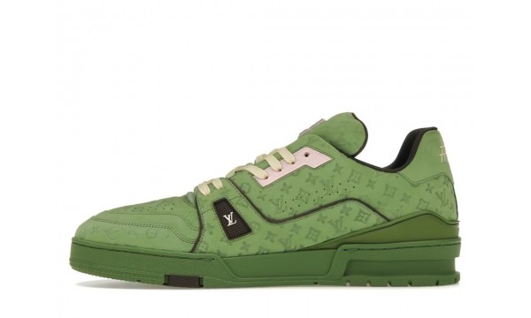 (Free Shipping)(5% off discount:WUKE5)Tyler x Louis VuittonTrainer Sneaker Green