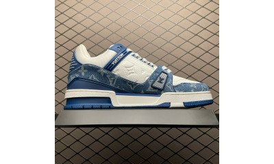 (Free Shipping)Louis Vuitton Trainer Sneaker 1AC2AM