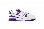 (Free Shipping)Louis Vuitton Trainer Maxi Purple White