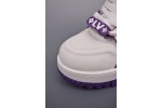 (Free Shipping)Louis Vuitton Trainer Maxi Purple White