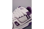 (Free Shipping)Louis Vuitton Trainer Maxi Purple White