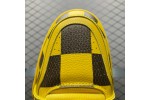 (Free Shipping)Louis Vuitton LV Trainer Sneaker Damier Pop Yellow