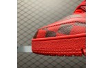 (Free Shipping)Louis Vuitton LV Trainer Sneaker Damier Pop Red