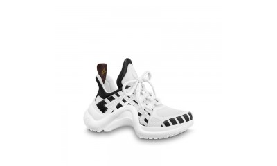 (Free Shipping)Louis Vuitton Archlight Sneaker Black White