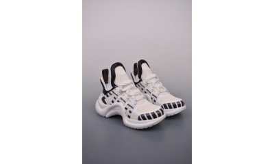 (Free Shipping)Louis Vuitton Archlight Sneaker Black White