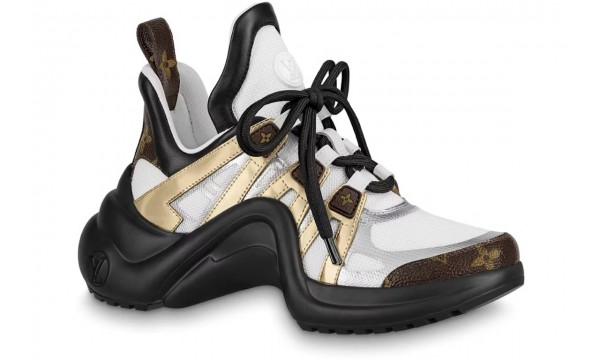 (Free Shipping)Louis Vuitton Archlight Sneaker Glod 1A7ROA