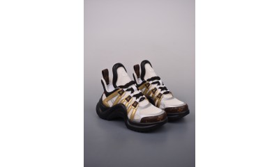 (Free Shipping)Louis Vuitton Archlight Sneaker Glod 1A7ROA