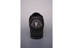 (Free Shipping)Louis Vuitton Trainer Black Embossed Monogram