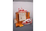 (Free Shipping)Louis Vuitton Trainer #54 Signature Red White