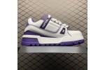 (Free Shipping)Louis Vuitton Trainer Maxi Purple 1ACRKE