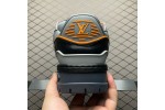 (Free Shipping)Louis Vuitton LV Trainer Maxi Black Orange Monogram