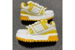 (Free Shipping)Louis Vuitton Trainer Maxi Grey Yellow