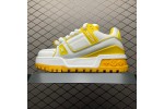 (Free Shipping)Louis Vuitton Trainer Maxi Grey Yellow