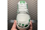 (Free Shipping)Louis Vuitton LV Trainer Yayoi Kusama Green White