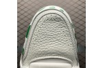 (Free Shipping)Louis Vuitton LV Trainer Yayoi Kusama Green White