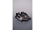 (Free Shipping)Louis Vuitton LV Trainer Black Grey White 1AAHS3