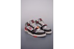 (Free Shipping)Louis Vuitton LV Trainer Red Grey Black