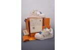 (Free Shipping)Louis Vuitton LV Trainer Maxi White