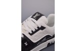 (Free Shipping)Louis Vuitton LV Trainer #54 Black White